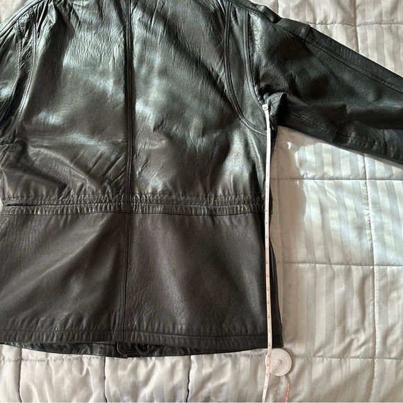 Vintage Peter Millar Crown Sport Leather Jacket Size 40 - Picture 8 of 12